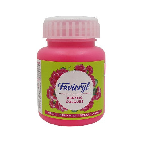 Fevicryl Acrylic Colours 100 ml No-18 Neon Pink