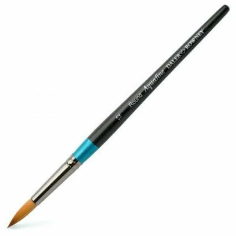 Daler-Rowney Aquafine Short Handle Round Watercolour Brush (No 12, AF85) Pack of 1