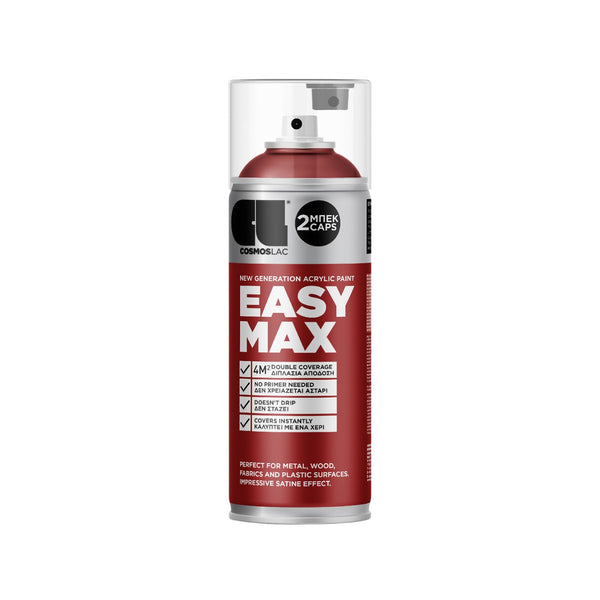 Easy Max RAL 3002 Dark Red Acrylic Spray Paint