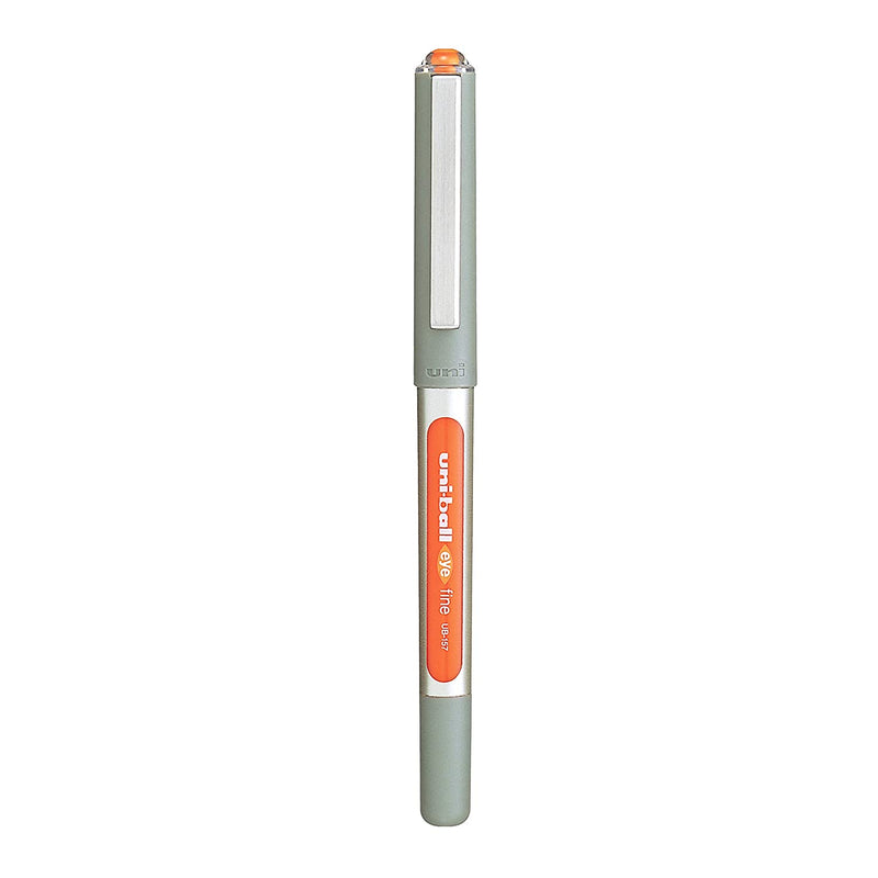 Uniball Eye UB-157 Roller Ball Pen (Orange Ink, Pack of 1)