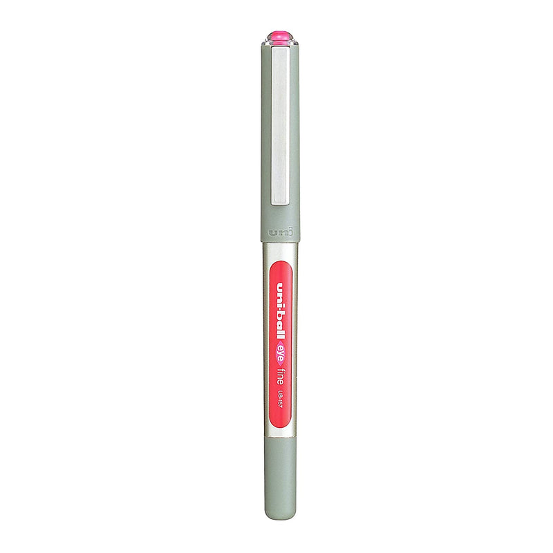 Uniball Eye UB-157 Roller Ball Pen (Pink Ink, Pack of 1)