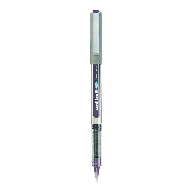 Uniball Eye UB-157 Roller Ball Pen (Violet Ink, Pack of 1)