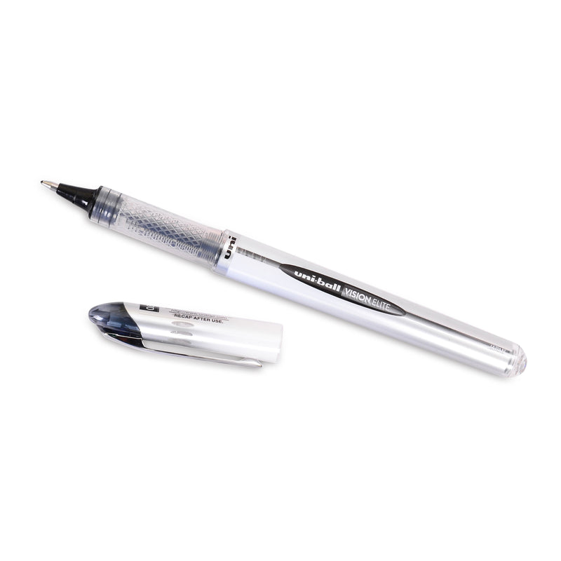 Uniball UB-200 Vision Elite Roller Pen (0.8 mm, Blue Ink, 1 Pc)