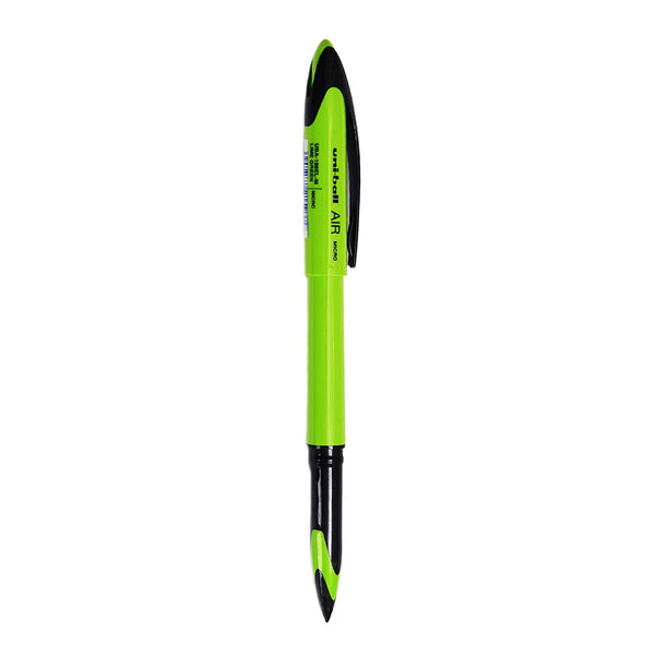 Uniball UBA-188-ELM Air Micro Roller Ball Pen (0.7mm, Lime Green Body, Blue Ink, Pack of 1)
