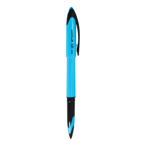 Uniball UBA-188-ELM Air Micro Roller Ball Pen (0.7mm, Sky Blue Body, Blue Ink, Pack of 1)
