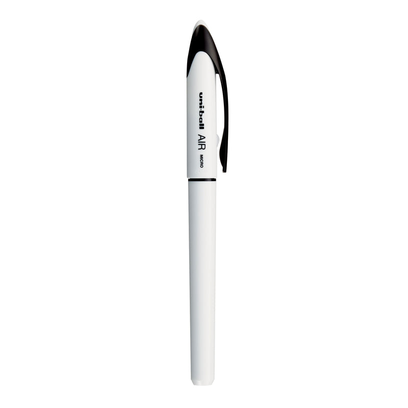 Uniball UBA-188-ELM Air Micro Roller Ball Pen (0.7mm, White Body, Blue Ink, Pack of 1)