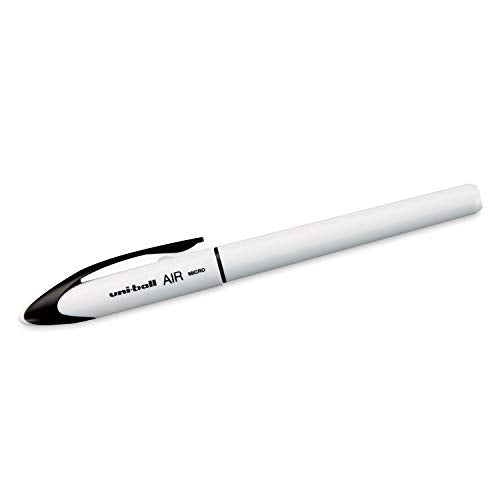 Uniball UBA-188-ELM Air Micro Roller Ball Pen (0.7mm, White Body, Blue Ink, Pack of 1)