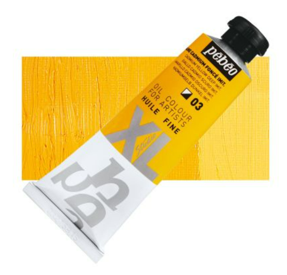 Pebeo XL Studio Oil Color - Cadmium Yellow Deep Imitation, 37 ml Tube