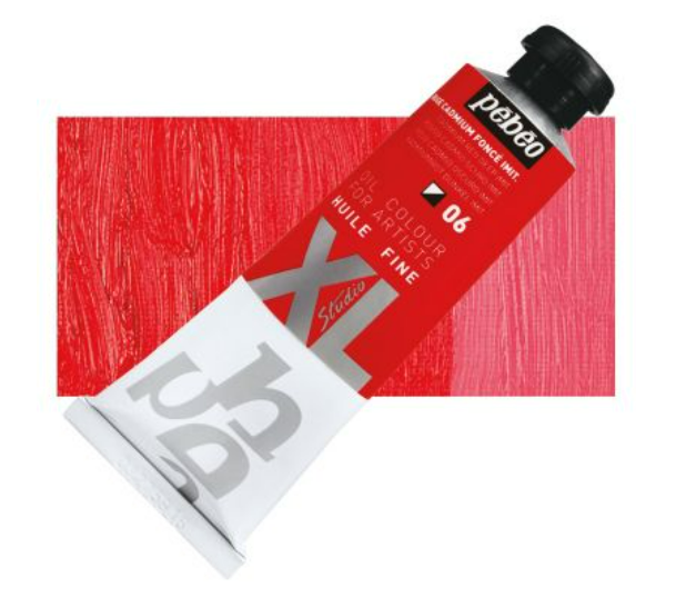 Pebeo XL Studio Oil Color - Cadmium Red Deep Imitation, 37 ml Tube