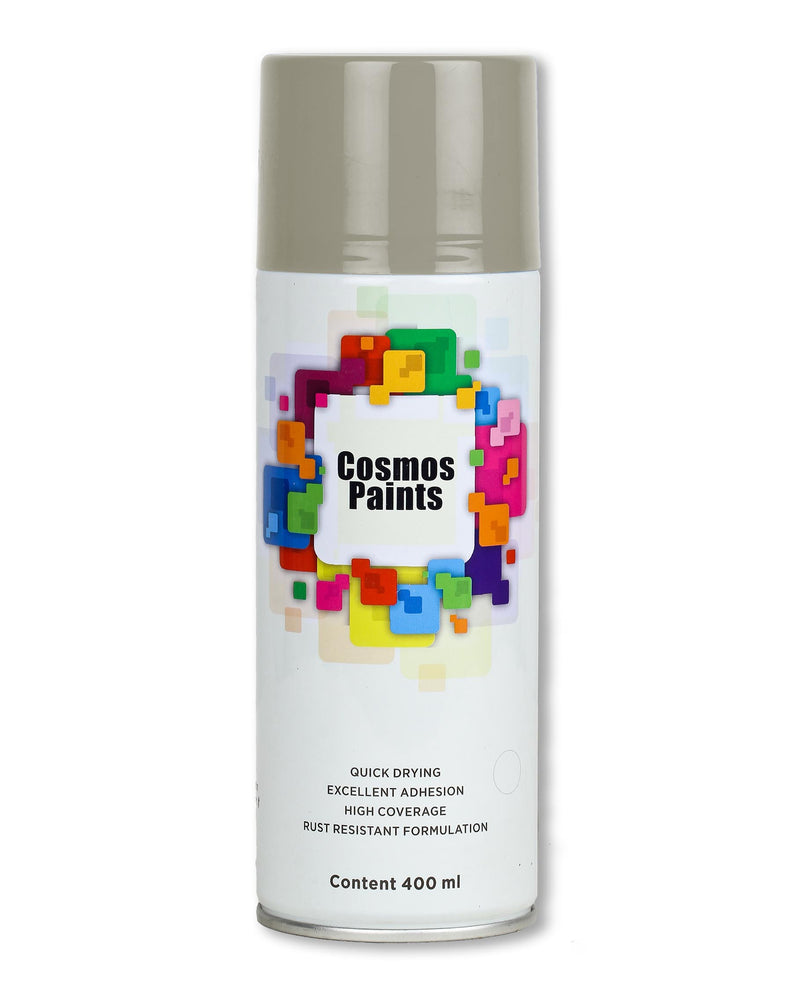Cosmos Paints - Spray Paint in 125 Silver Grey 400ml