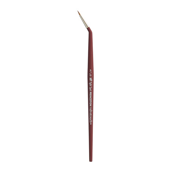 Princeton Velvetouch Short Handle Mini Tight Spot Paintbrush (No 3/0)