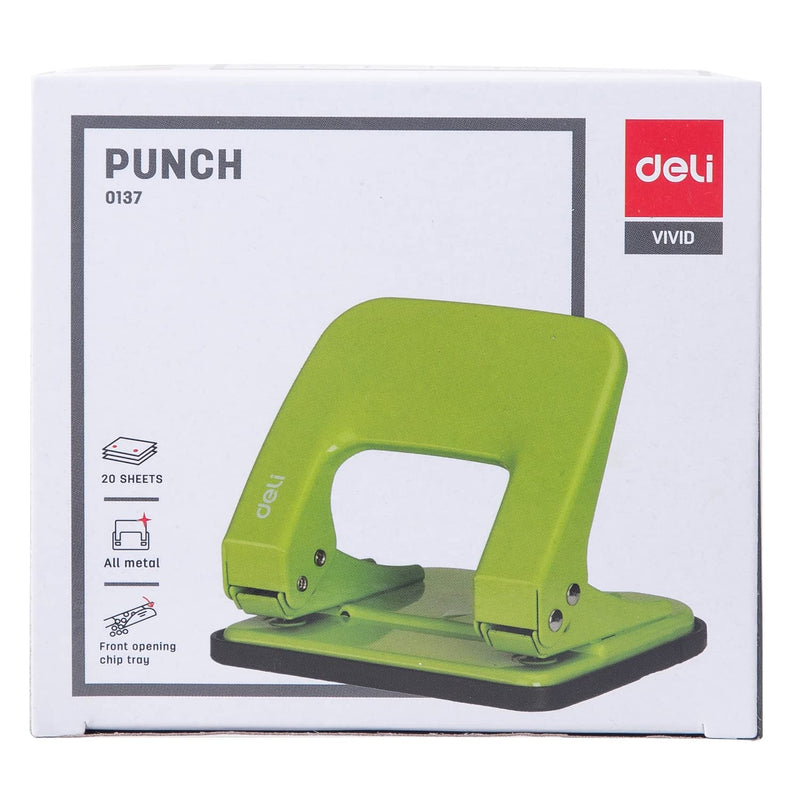 Deli W0137 Sheets Punching Machine, Assorted, Pack of 1