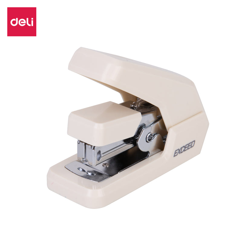 DELI W0273 Effortless Stapler (15 Sheets Capacity, Assorted, Pack of 1)