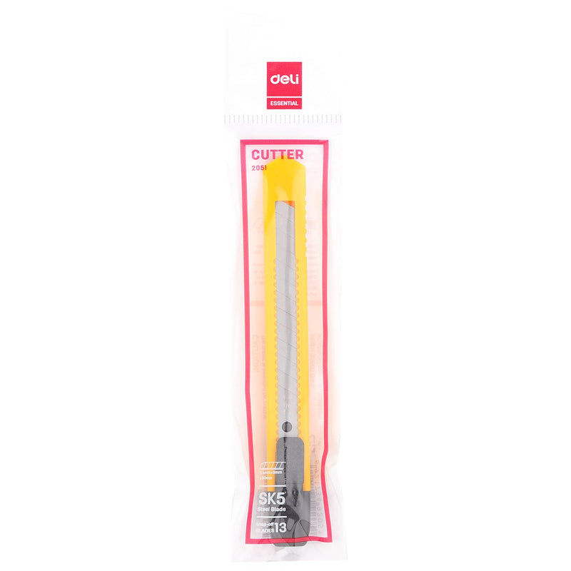 Deli W2051 Cutter (Yellow, Pack of 2)