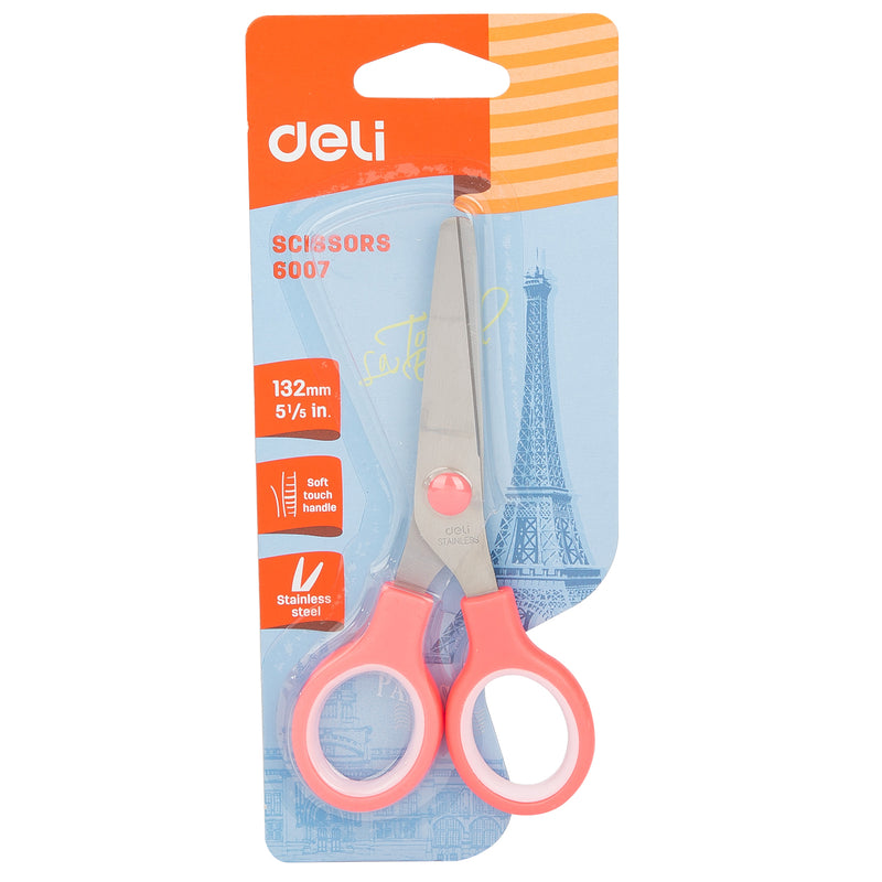 Deli W6007 Scissors (132mm, Assorted, Pack of 1)