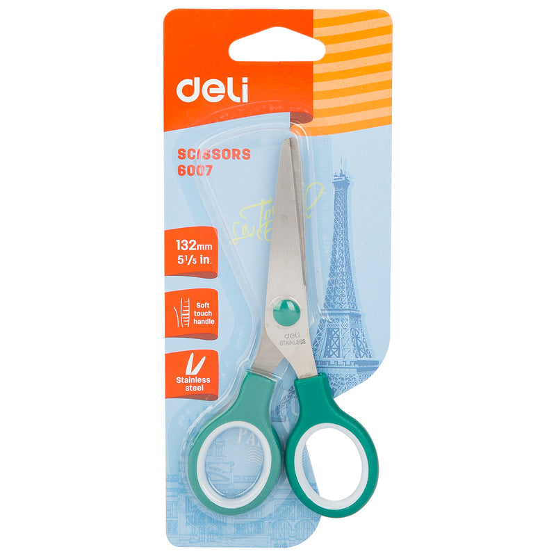 Deli W6007 Scissors (132mm, Assorted, Pack of 1)