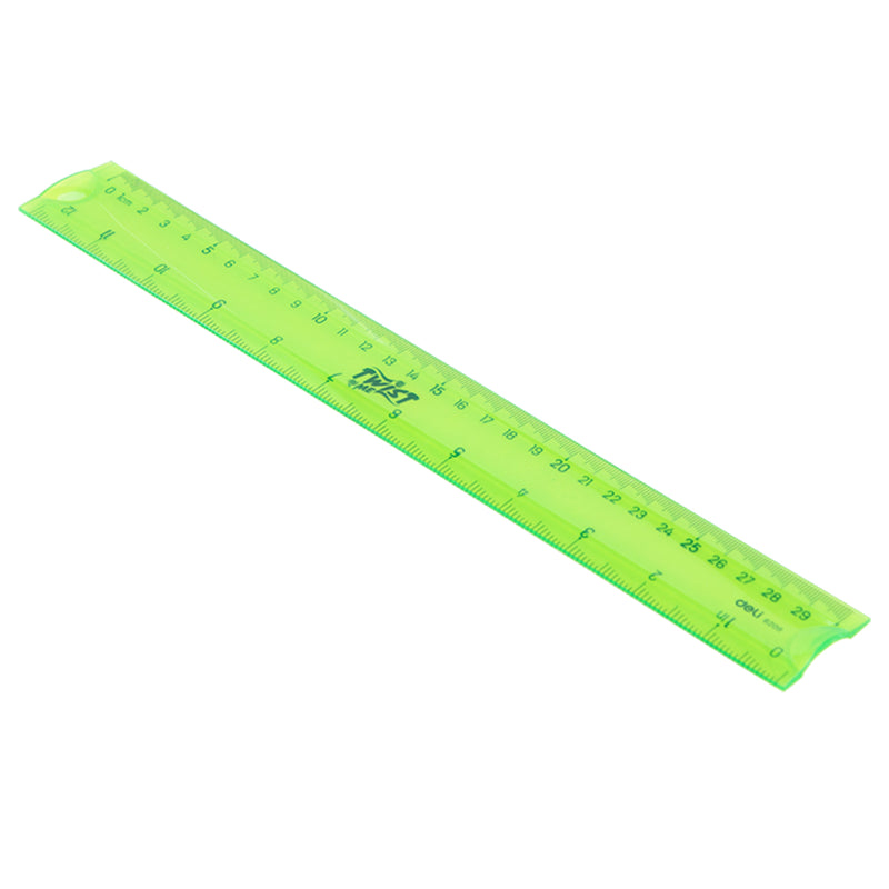 DELI W6209 Twist Me Flexible Ruler (30cm, Assorted, 2 Pc)