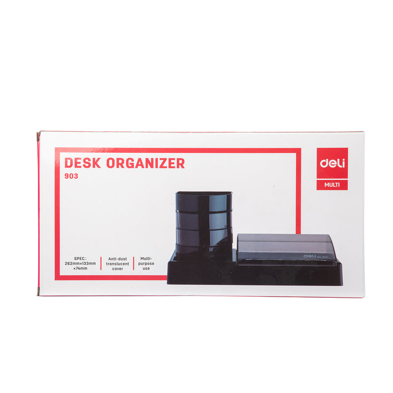 DELI W903 Desk Organizer 262×129×115mm (Pack of 1)