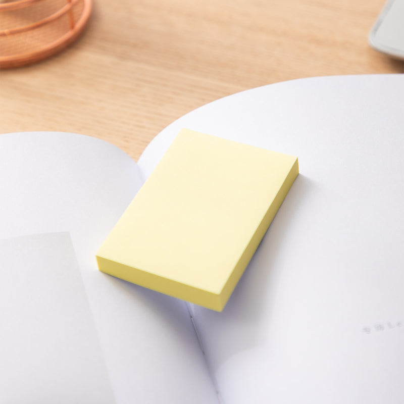 Deli WA00252 3"X2" Sticky Notes (Yellow, Pack of 2)