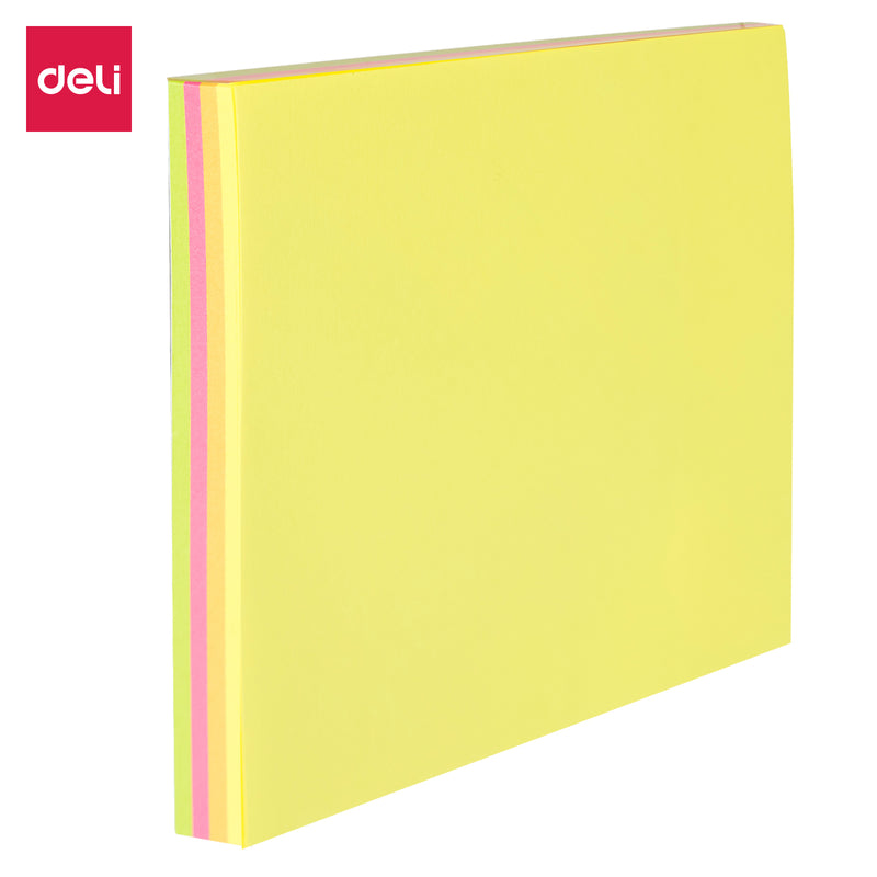 DELI WA02602 Sticky Notes, 4/25 Sheets, Pack of 2