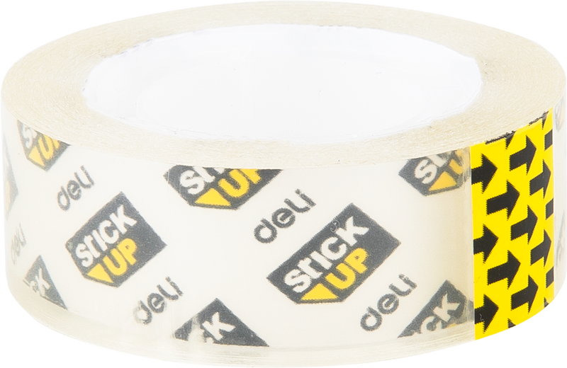 Deli WA30065 Office Packaging Tape 18mm x30y x 8 Pieces of Rolls (Transparent, Pack of 1)
