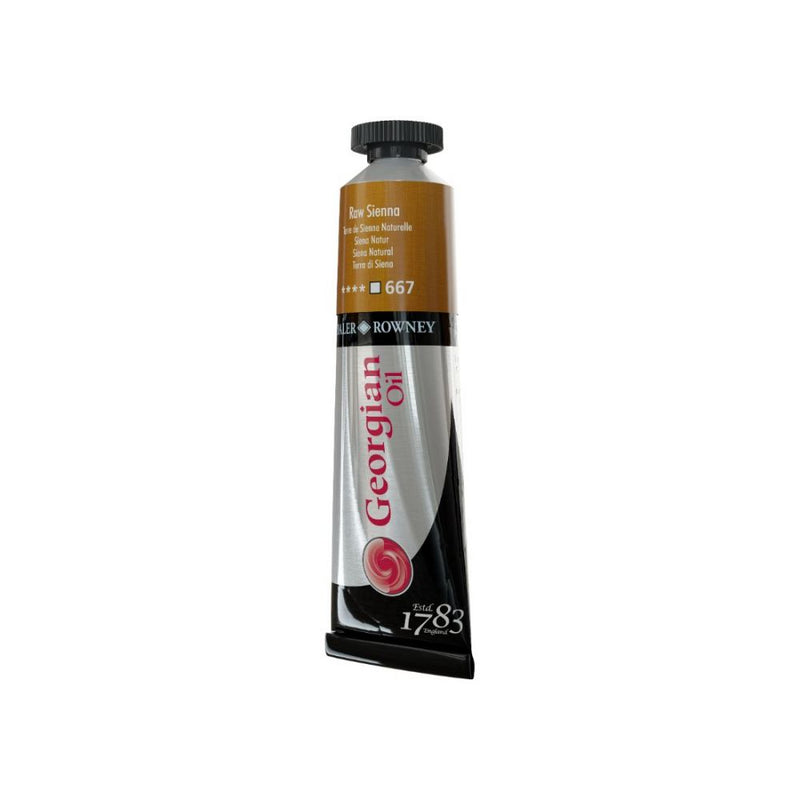 Daler-Rowney Georgian Oil Colour Metal Tube (225ml, Raw Sienna-667) Pack of 1