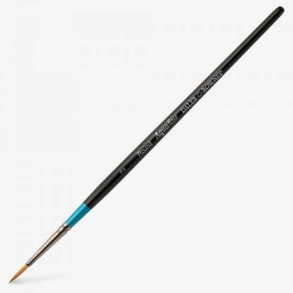 Daler-Rowney Aquafine Short Handle Round Watercolour Brush (No 2, AF85) Pack of 1