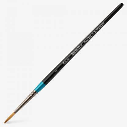 Daler-Rowney Aquafine Short Handle Round Watercolour Brush (No 4, AF85) Pack of 1