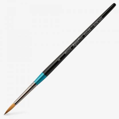 Daler-Rowney Aquafine Short Handle Round Watercolour Brush (No 6, AF85) Pack of 1