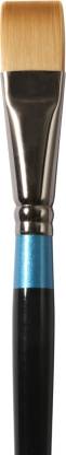 Daler-Rowney Aquafine Short Handle Short Flat Watercolour Brush (3/4in, AF55) Pack of 1