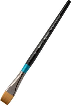 Daler-Rowney Aquafine Short Handle Short Flat Watercolour Brush (3/4in, AF55) Pack of 1