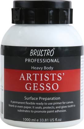 Brustro Artists Gesso Professional Quality 1000 ml (1 LTR)