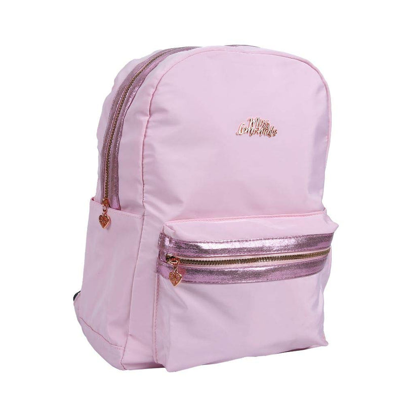 Linc Miss Lemonade Pink Casual Backpack (16.5 Inch)- 63410