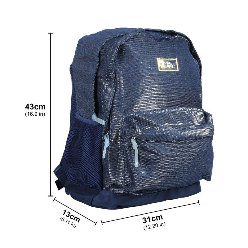 Linc Miss Lemonade Twinkle Casual Backpack 16.9 Inch Navy Blue- 63439
