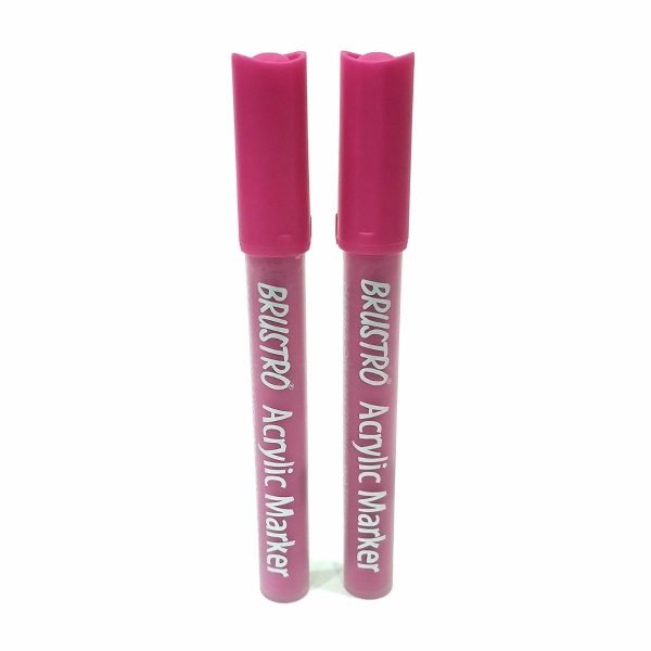 Brustro Acrylic (DIY) Marker Magenta Set of 2