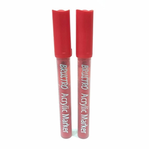 Brustro Acrylic Paint Marker Scarlet Red Set of 2