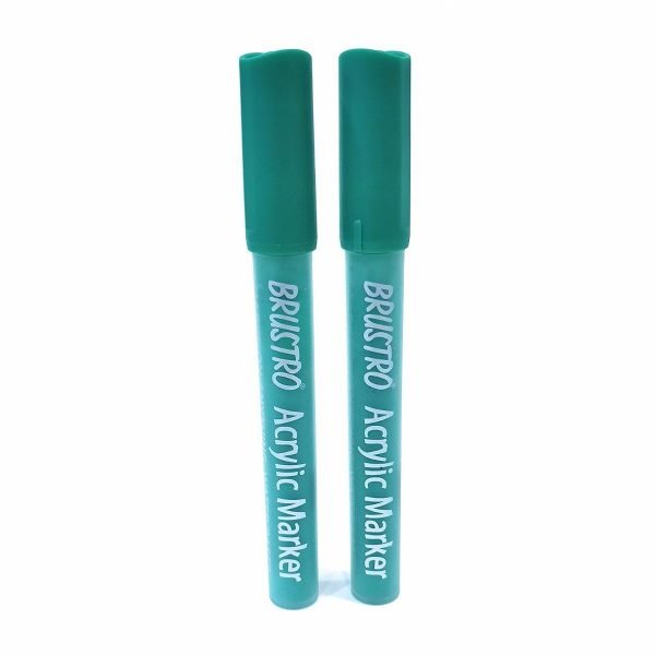 Brustro Acrylic Paint Marker Emerald Green Set of 2