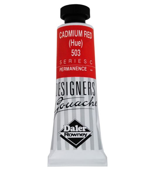 Daler Rowney Designers Gouache 15ml Cadmium Red Hue (Pack of 1)