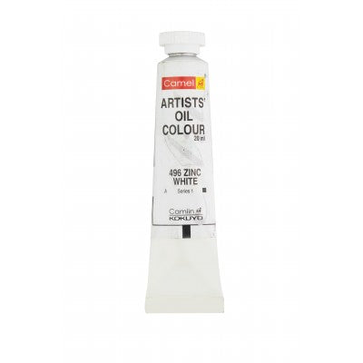 CAMEL ARTIST OIL COLOR 20ML- ZINC WHITE