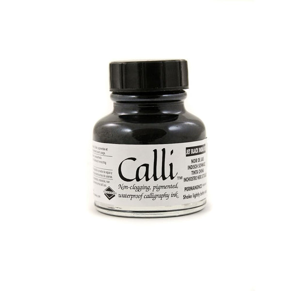 Daler-Rowney Calli Calligraphy Ink (29.5ml, Jet Black India) Pack of 1