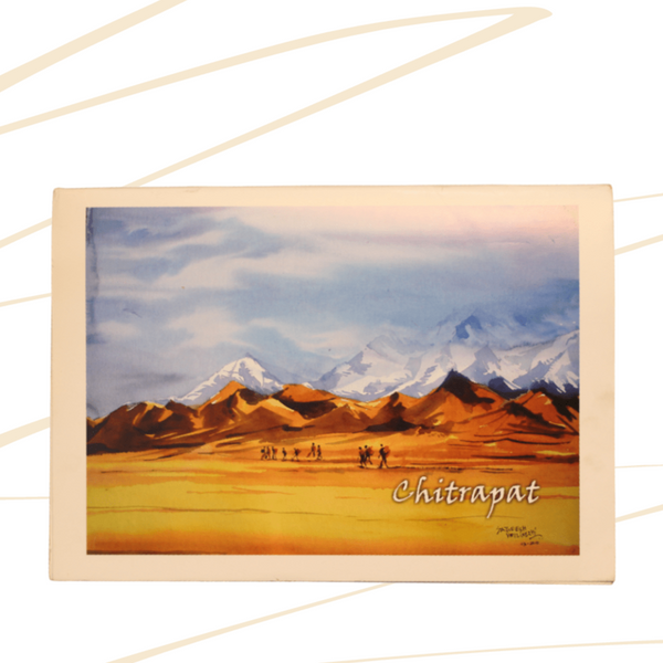 Chitrapat Glued Sketchbook 1/4 Size 440 GSM Block Rough 25 Sheets