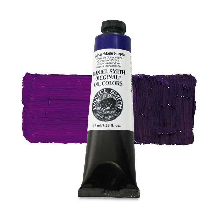 Daniel Smith Water Soluble Oils Color 37ml Paint Tube, Quinacridone Purple