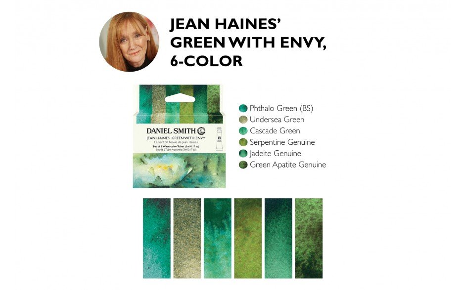 Daniel Smith Watercolor Jean Haines' Green with Envy 6 Set - Wet Paint  Artists' Materials and Framing