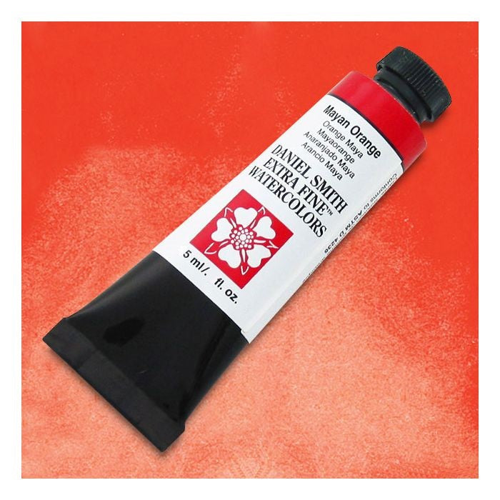 Daniel Smith Extra Fine Watercolors Tube, 5ml, (Mayan Orange)