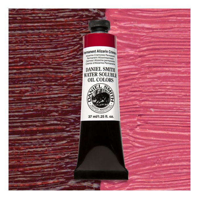 Daniel Smith Water Soluble Oils Color 37ml Paint Tube, Permanent Alizarin Crimson