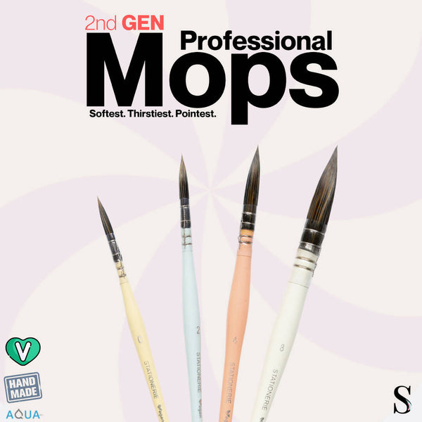 Stationerie Vegan 2nd Gen Mop Set Of 4 Candy Edition