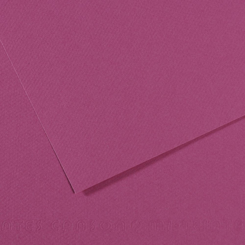 Canson Mi-Teintes 160 GSM Honeycomb Grain A4 21x29.7cm; Coloured Drawing Paper (10 Sheets, Lilac)