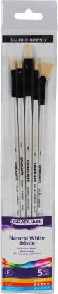 Daler-Rowney Graduate Long Handle Brush Set (5 X Brushes)