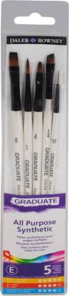 Daler-Rowney Graduate Short Handle Selection Brush Set (5X Brushes)