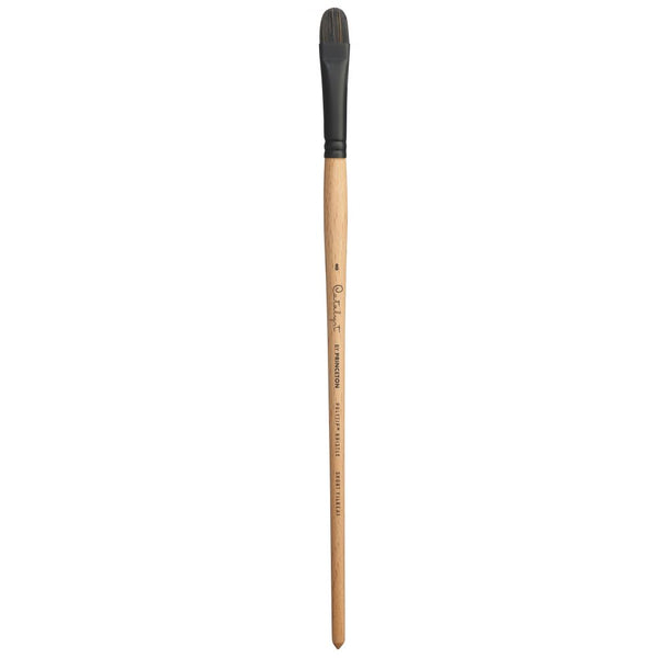 Princeton Catalyst Long Handle Short Filbert Paint Brush (No 8)